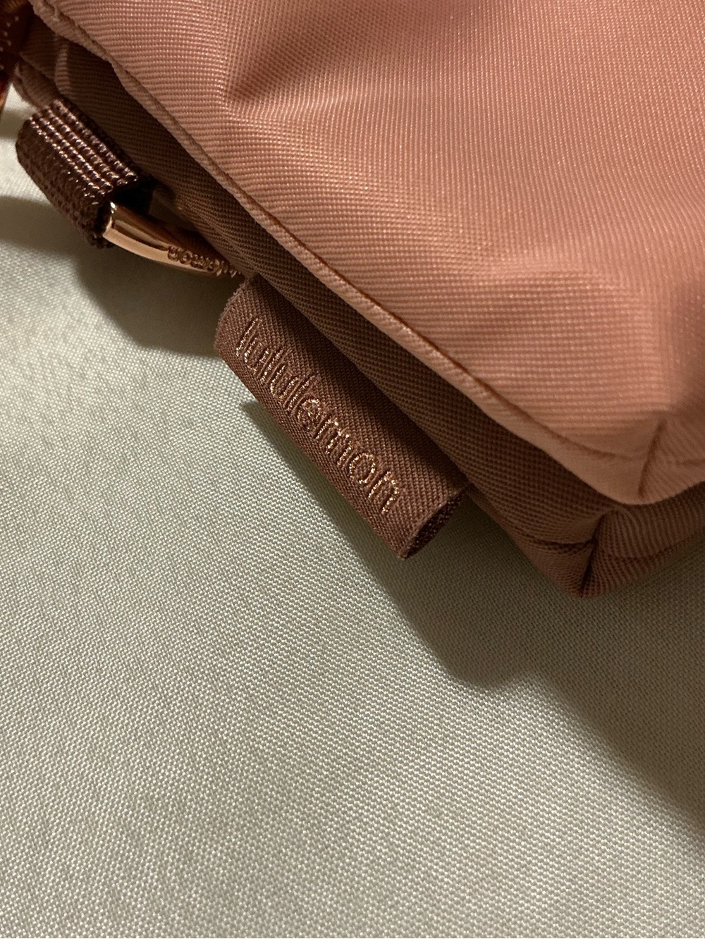 lululemon | Double Zip Clippable Card Pouch Red Clay/Tea Rose NWOT - Picture 5 of 9